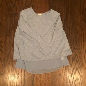 Girls Soprano Blue Flowy Top